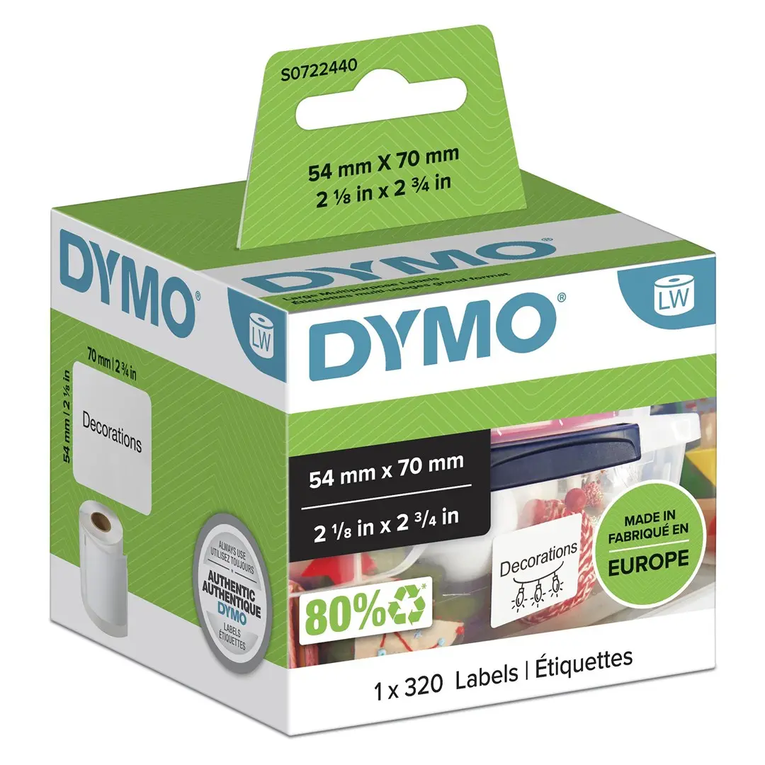 Самоклеящиеся этикетки DYMO Multi-Purpose Labels S0722440 Photo 12
