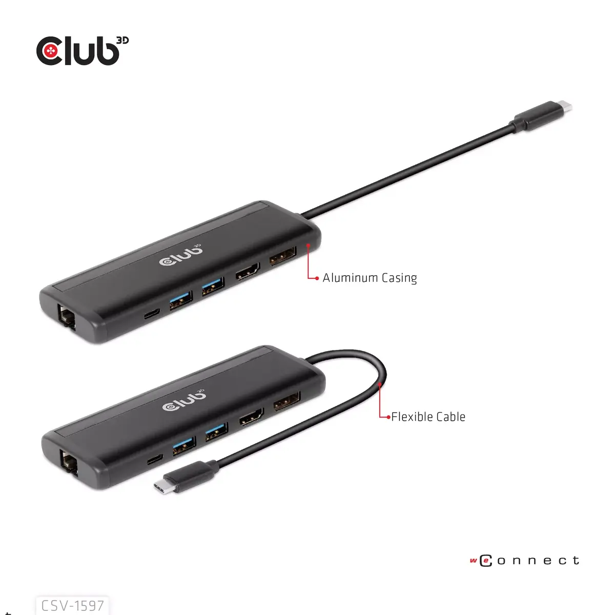CLUB3D USB Gen 1 Type-C 8-в-1 MST Док Photo 5