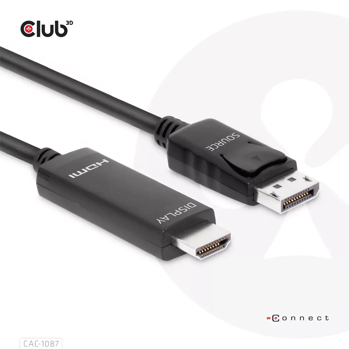 Кабель DisplayPort на HDMI CLUB3D CAC-1087 Photo 2