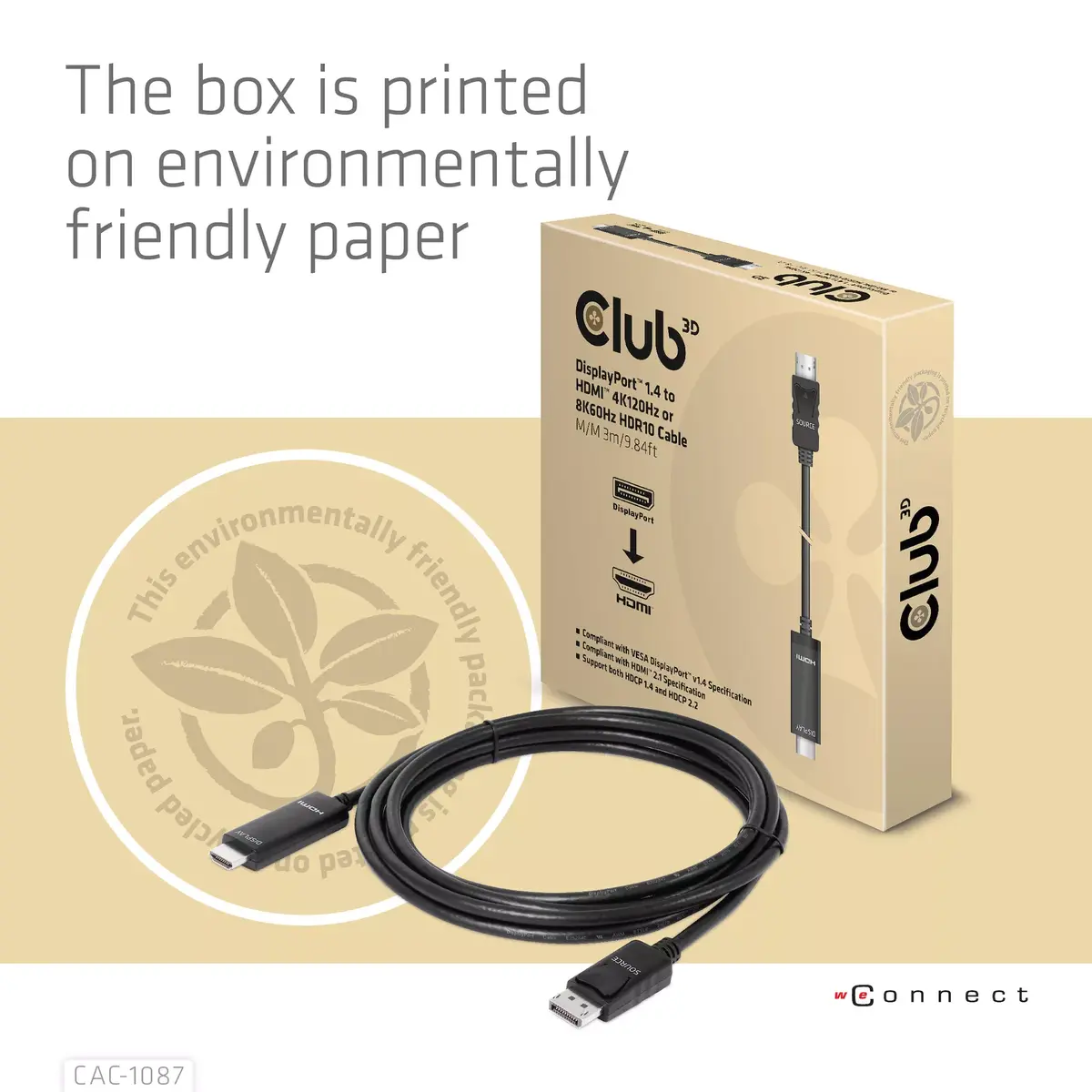 Кабель DisplayPort на HDMI CLUB3D CAC-1087 Photo 8