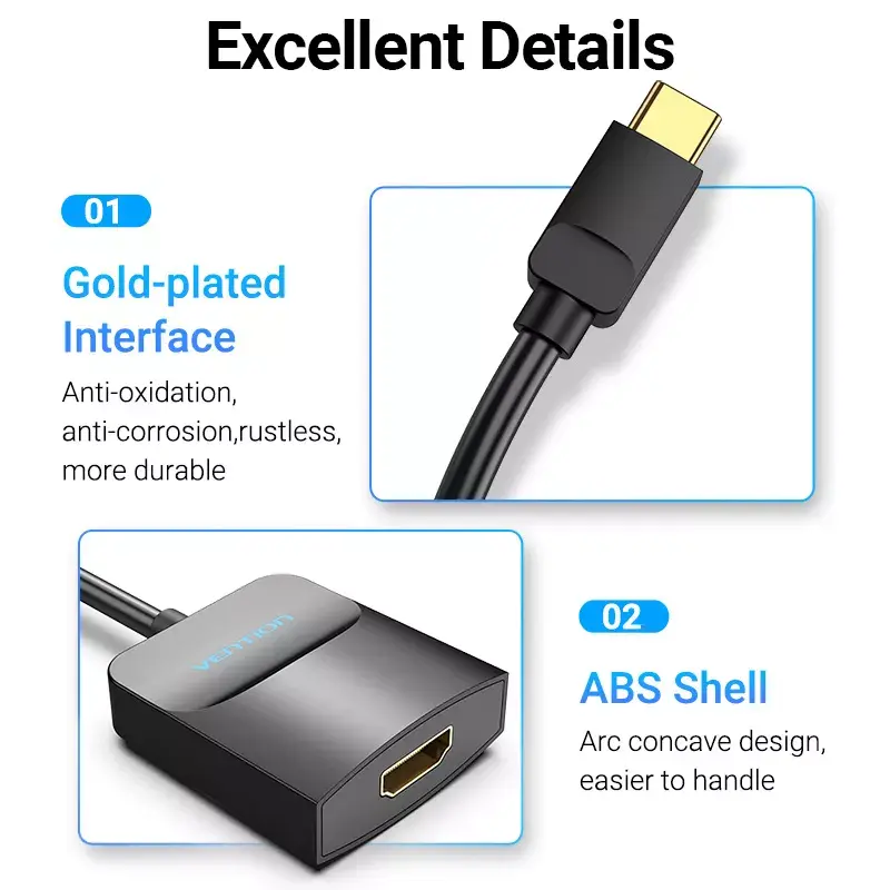 Vention Type-C uz HDMI adapters TDCBB Photo 10