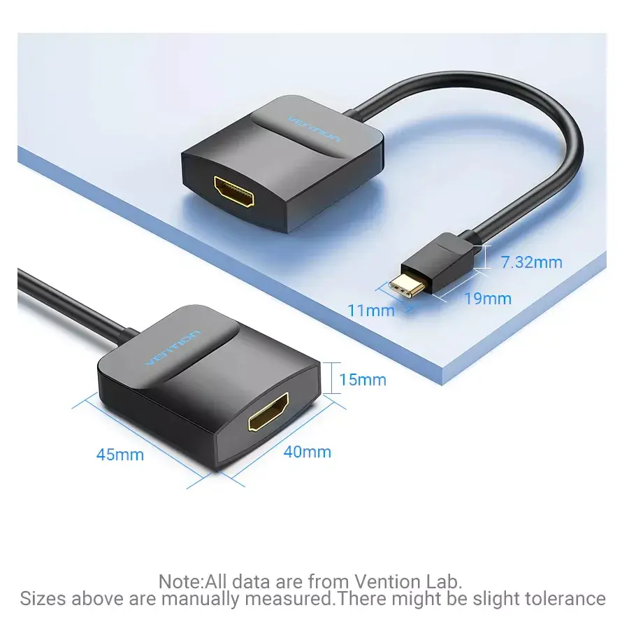 Vention Type-C uz HDMI adapters TDCBB Photo 15