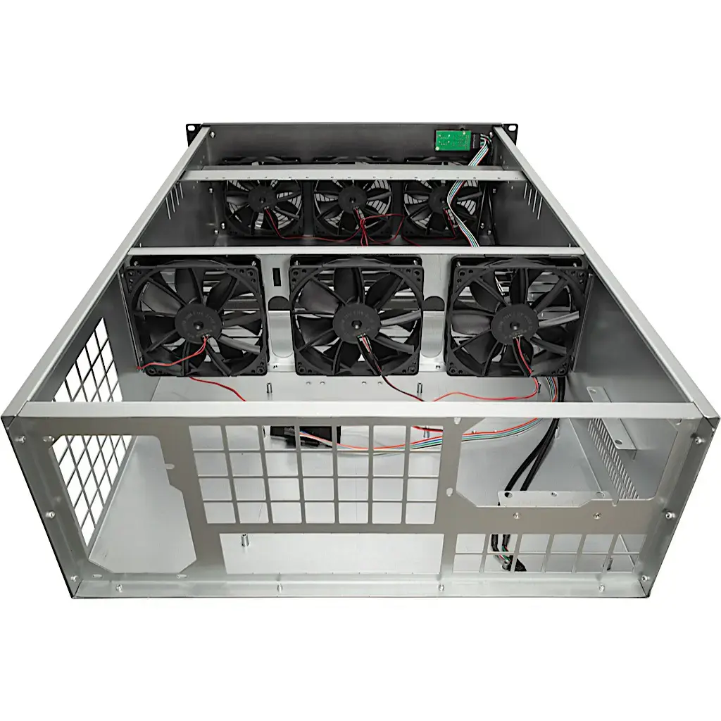 INTER-TECH IPC 4W40 4U Mining-Rack server case Photo 3