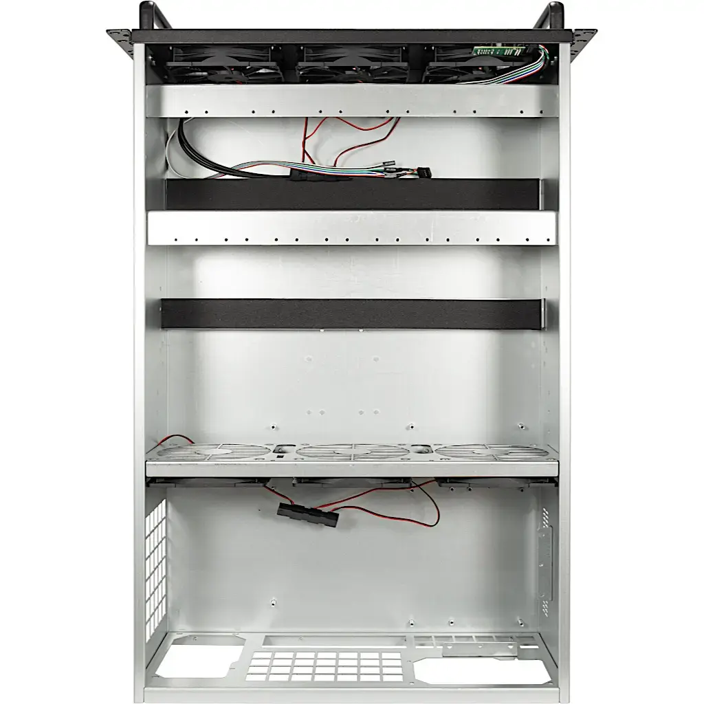 INTER-TECH IPC 4W40 4U Mining-Rack server case Photo 4