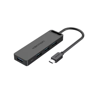 Vention TGKBB USB Hub 3.2 Gen 1 Type-C 5000 Mbit/s Melns