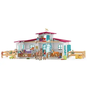 Schleich HORSE CLUB Lakeside Riding Center 42567 Farm Horse Stable Playset Multicolour Plastic