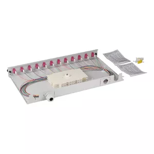Patch panel EFB Elektronik BA71901L12OM4 1U LC OM4 Grey