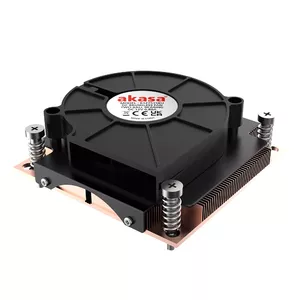 Air cooler Akasa AK-CC7401BP01 7.5 cm Black Dual ball bearing