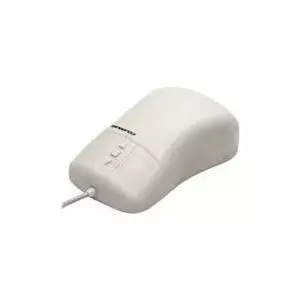 Gett Indumouse Pro - Maus - geeignet für medizinische Anwendung, IP68 - ergonomisch - rechts- und linkshändig - Infrarot - 5 Tasten - kabelgebunden - USB - Grau