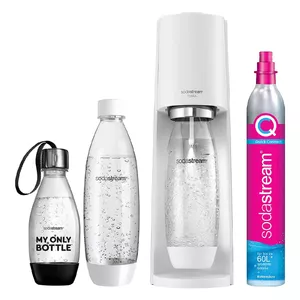 SodaStream Terra Metāls, Plastmasa Balts