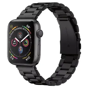 Ремешок Spigen Modern Fit для умных часов 44 мм, нержавеющая сталь, черный