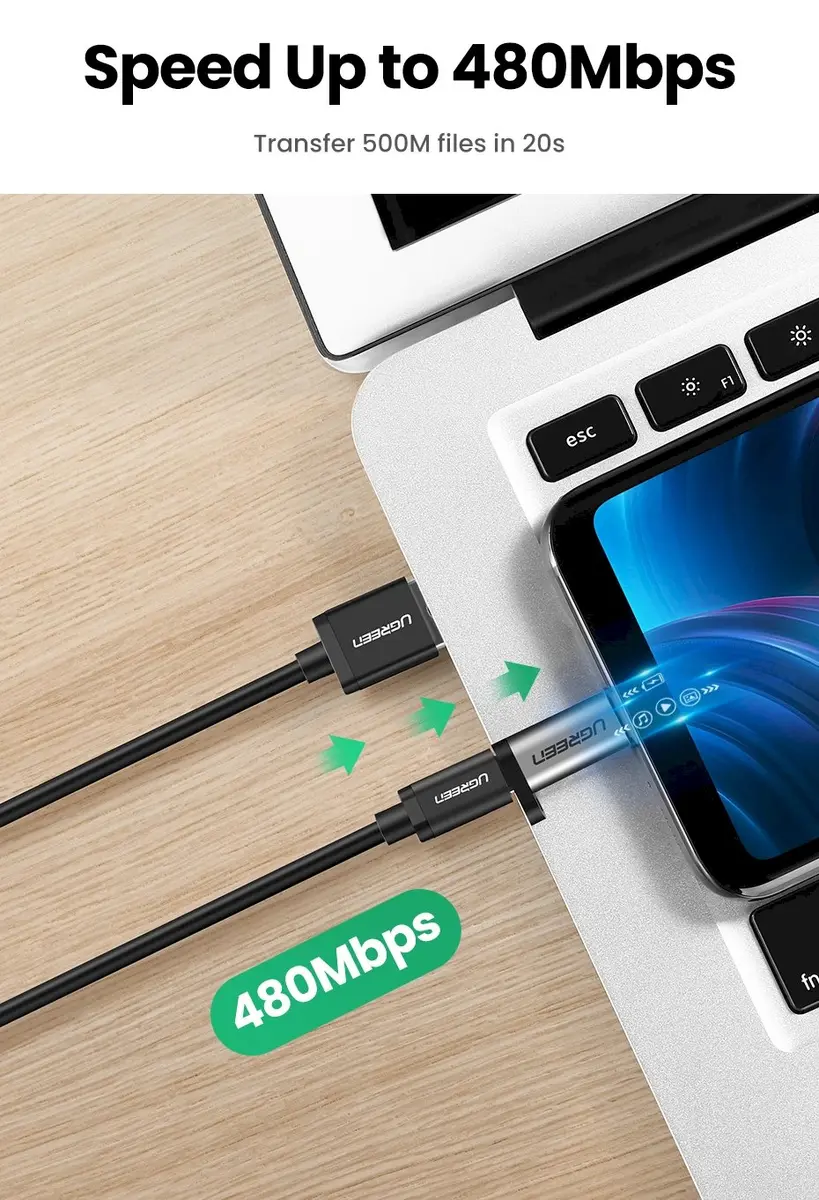 Ugreen 50590 Micro USB to USB C Adapter Photo 4