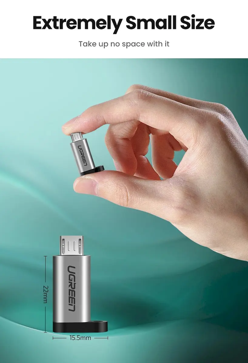 Ugreen 50590 Micro USB to USB C Adapter Photo 6