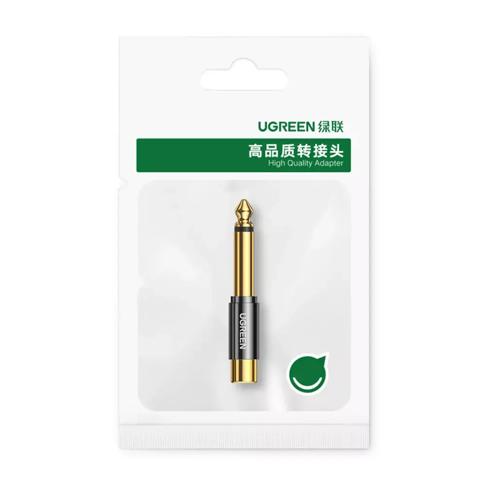 UGREEN AV169 6,35 mm vīrietis → RCA sieviete adapteris Photo 5