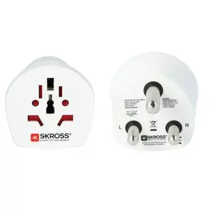 Power Plug Adapter Skross 1.500224-E Type M Universal White
