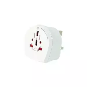 Power Plug Adapter Type D UK Skross 1.500225-E Universal White