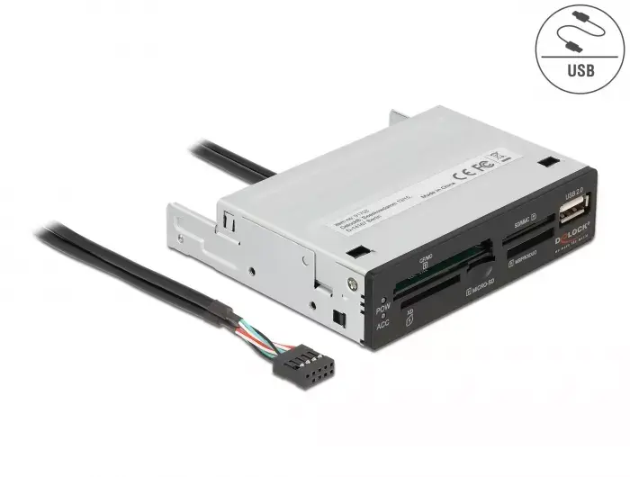 DeLOCK 91708 Kartes lasītājs USB 2.0 Photo 2