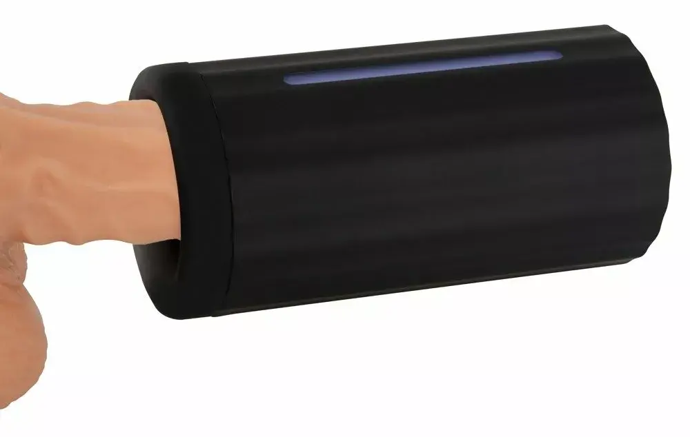 Rebel Silicone Black — мастурбатор с подогревом и вибрацией Photo 11