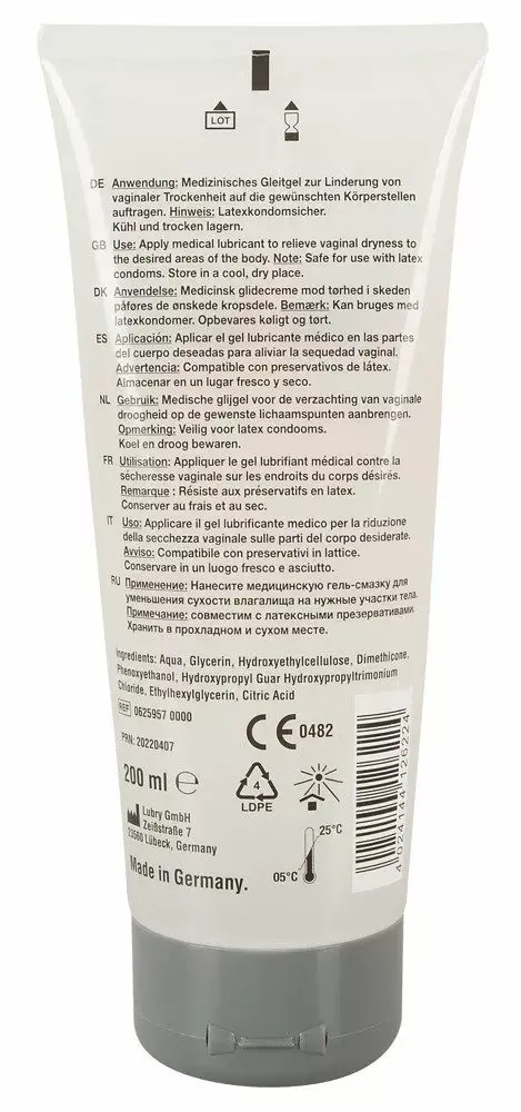 Intīmā lubrikants just glide Performance 200 ml Photo 2