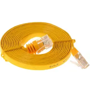 Сетевой кабель Helos CAT 6 5м жёлтый Cat6 U/UTP RJ-45