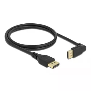 DELOCK DisplayPort kabelis 1 m, DisplayPort — DisplayPort, diametrs 5.7 mm, līdz 32 audio kanāliem