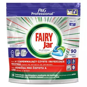 Trauku mazgāšanas kapsulas FAIRY Platinum, profesionālais iepakojums 90 gab.