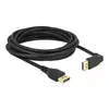 DeLOCK DisplayPort 1.2 kabelis vīriešu taisns uz vīriešu 90° uz augšu Photo 2