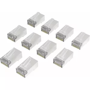 Network connector HAMA RJ-45 M STP CAT6a for Gigabit Ethernet (model 00300028)