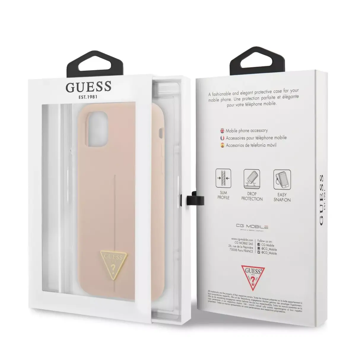 Silicone Case GUESS GUHCN61SLTGP iPhone 11 Photo 5