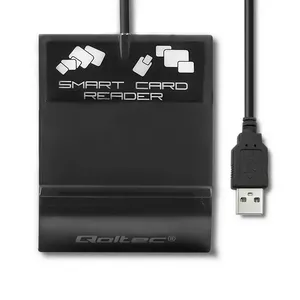 Kartes lasītājs QOLTEC Smart ID Card Reader Intelligenst 50636 USB Type C
