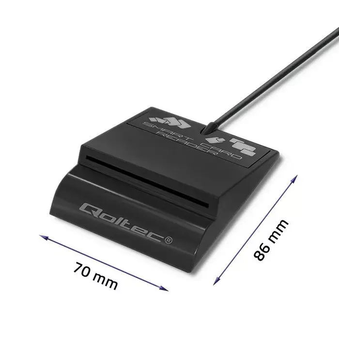 Kartes lasītājs QOLTEC 50636 USB Type C Photo 4