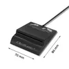 Kartes lasītājs QOLTEC 50636 USB Type C Photo 4