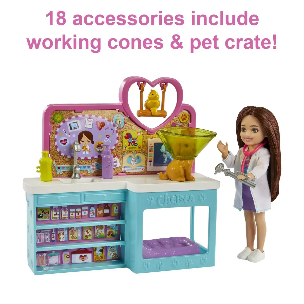 MATTEL Barbie Chelsea Doll and Playset Photo 7