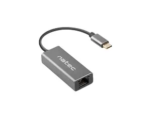 NATEC Cricket USB 3.2 Gen 1 Type-C Grey Ethernet Hub 1000 Mbit/s