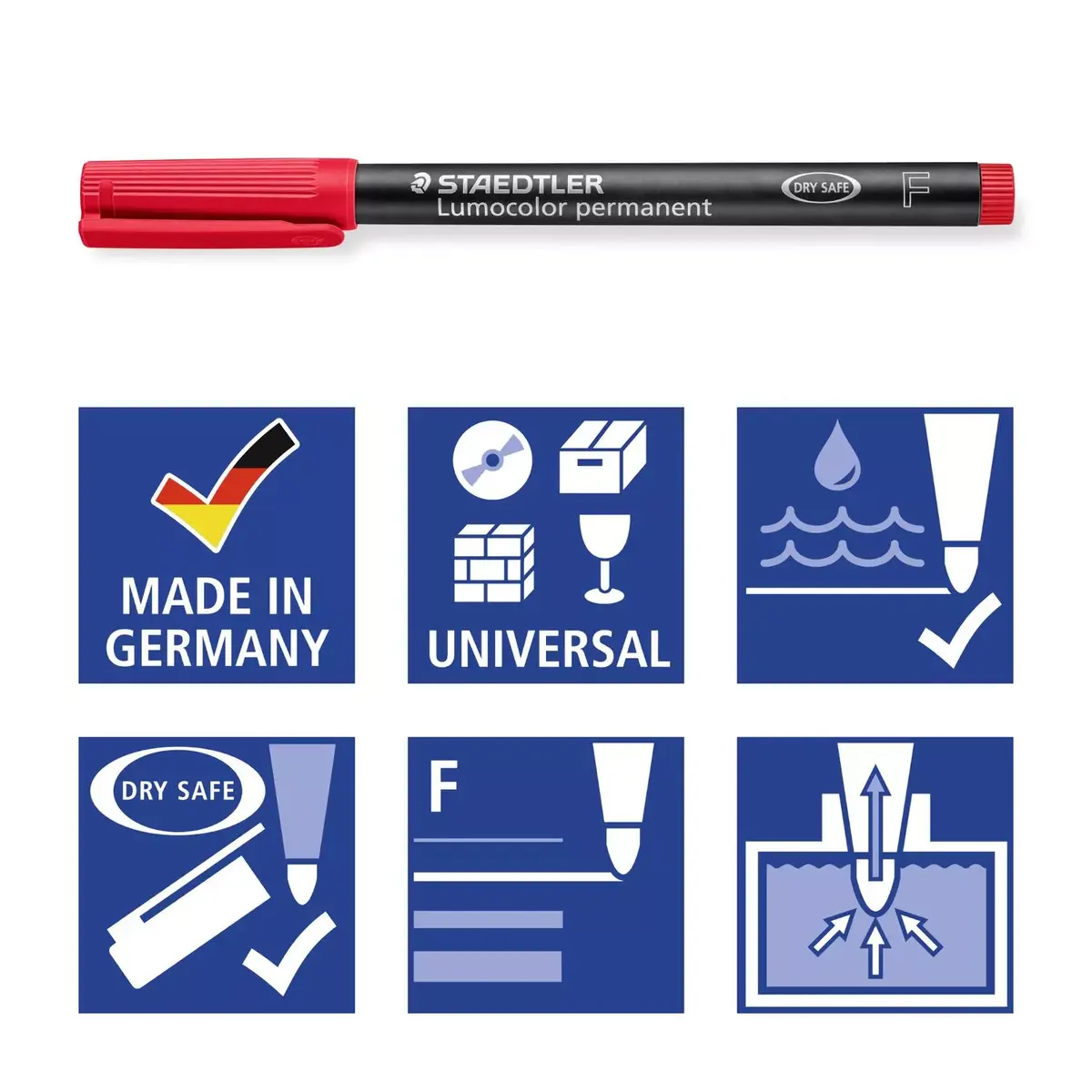 Pastāvīgais marķieris Staedtler Lumocolor 318 Photo 3