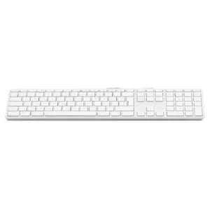 Klavietes LMP KB-1243 Universāla USB UK angļu Sudraba Pilna izmēra 110 taustiņi