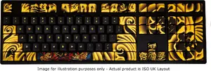 Keycap set Traitors TIGER SKETCH Limited, PBT, UK layout (TRDTIS109UK)