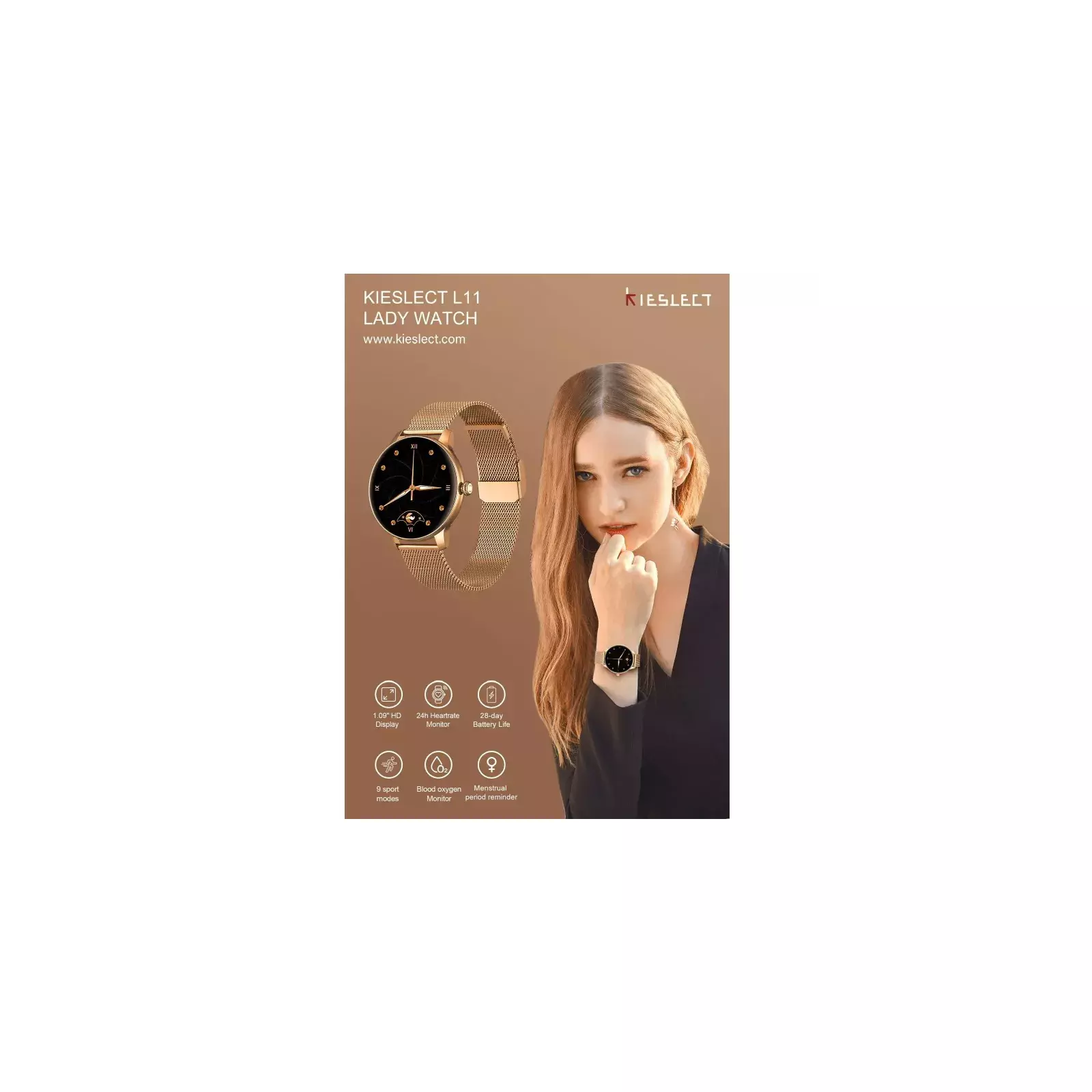 Kieslect L11 Lady Aluminum Elegant L11-GOLD