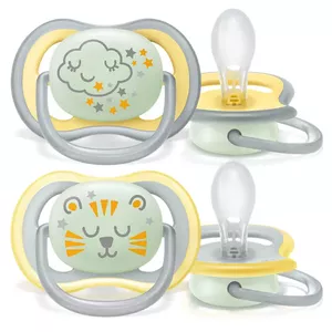 Philips SCF376/01 baby pacifier Ultra soft pacifier Orthodontic Silicone Multicolour