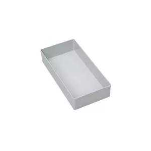 Storage box insert Allit EuroPlus Insert 63/5 — rectangular polystyrol, 108×216×63 mm, grey