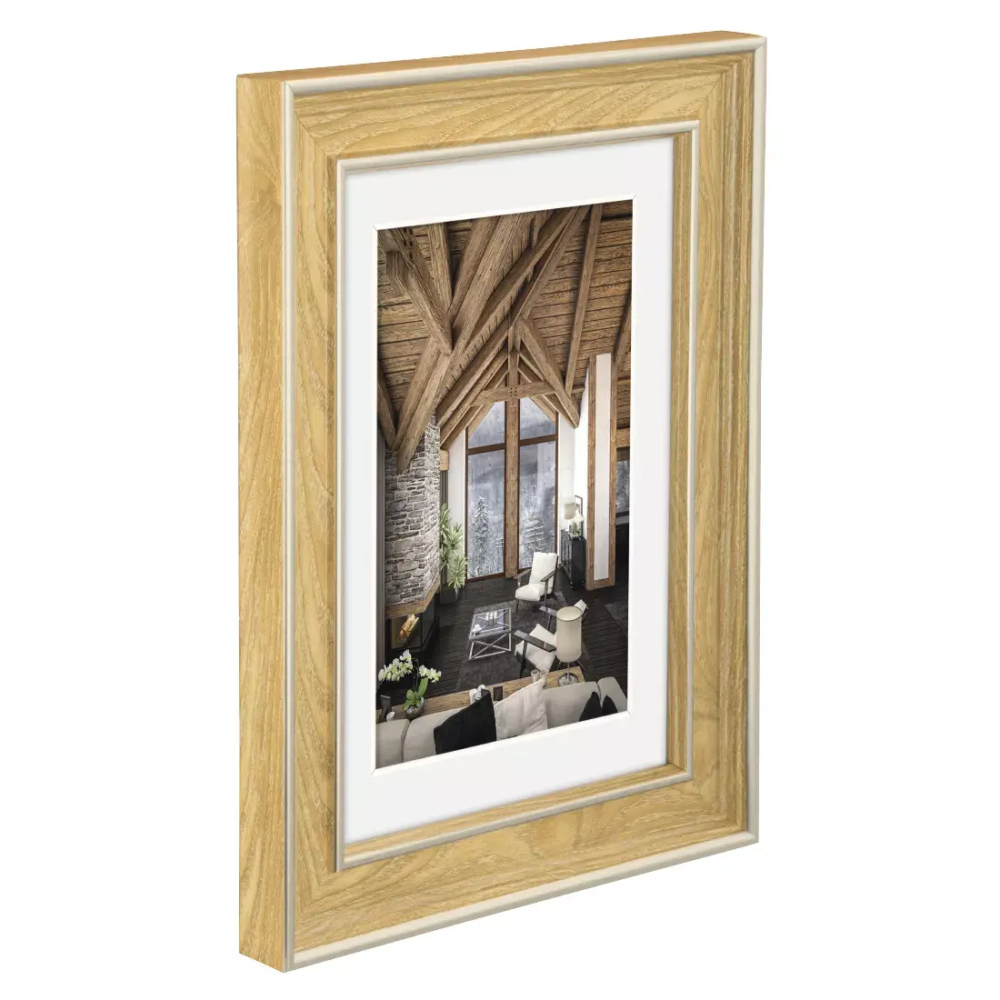 Vienkārša attēlu rāmī Hama Rustic Ozols Photo 2