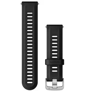 Силиконовый ремешок для GARMIN Forerunner 955 — чёрный, совместимый 010-11251-3U