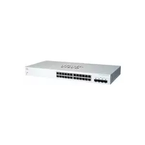 Cisco switch CBS220-24T-4G, 24xGbE RJ45, 4xSFP, fanless - REFRESH
