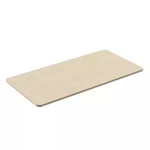 LogiLink EO0040 Desktop Sit-Stand Table Top, Beige Wood