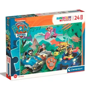 Jigsaw Puzzle Clementoni Maxi 24 Pieces — Paw Patrol, Large Pieces for Young Children
