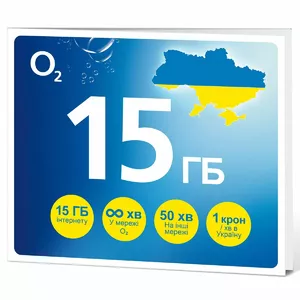 Подписка O2 O2GOUKR15GB Интернет Мобильная Сотовая Сеть