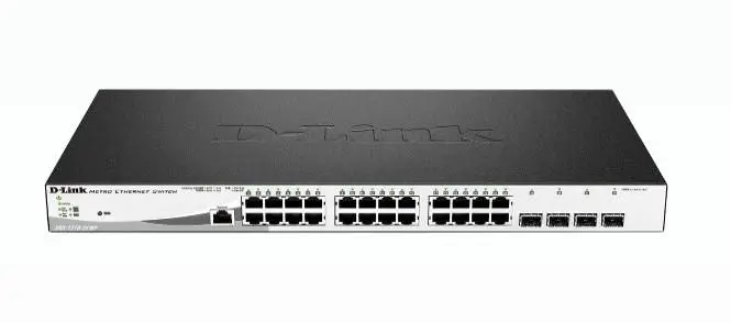 Pārvaldāms slēdzis D-Link DGS-1210-28MP L2 Gigabit