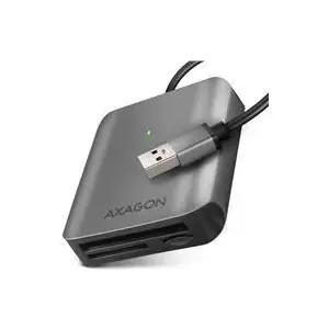 AXAGON CRE-S3, USB-A 3.2 Gen 1 - SUPERSPEED karšu lasītājs, 3 slotu un lun SD/microSD/CF, UHS-II atbalsts