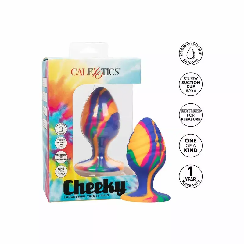 Анальная пробка CALEXOTICS Cheeky Largue Swirl Photo 3