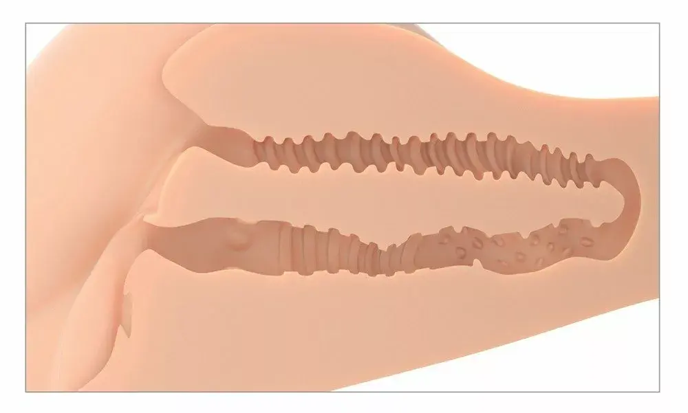 Pipedream Torso Masturbator Silicone Black Photo 7